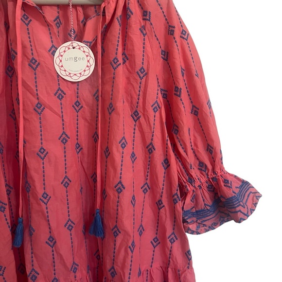 Umgee dress Pink and Blue Dress new boho small - Picture 5 of 11